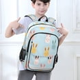 thumbnail image 6 of FORMRS Unisex School Backpack 17" Student Travel Bag with Laptop Compartment, Cute Rabbits, 6 of 7
