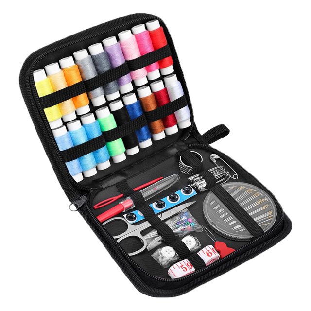 Cordete Tejer 86pcs Kit Costura Diy Box Rosca Aguja Con Estuche (dedal)