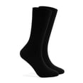 thumbnail image 3 of BadPiggies 6 Pairs Men's Cushion Crew Socks Athletic Performance Cotton Sock for Sport Everyday (Black, US 11-13), 3 of 8