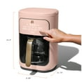 thumbnail image 6 of Beautiful 14-Cup Programmable Drip Coffee Maker with Touch-Activated Display, Rose by Drew Barrymore, 6 of 8