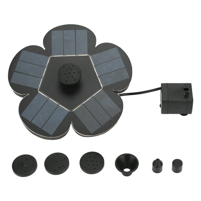 Solar Water Pump, Solar Fountain Widely Used Plum Blossom Energy Saving For Garden For Outdoor For Pond