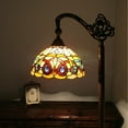 thumbnail image 3 of CHLOE Lighting SERENITY Tiffany-style 1 Light Reading Floor Lamp 11" Wide, 3 of 3