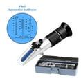 thumbnail image 3 of 4 In 1 Car Automotive Antifreez Battery Fluid Refractometer Urea Glass Freezing Point Water Tester With Box, 3 of 8