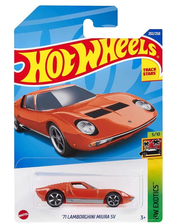 Hot Wheels 2022 Exotics Super Car Set of 5 Diecast Vehicles L2593
