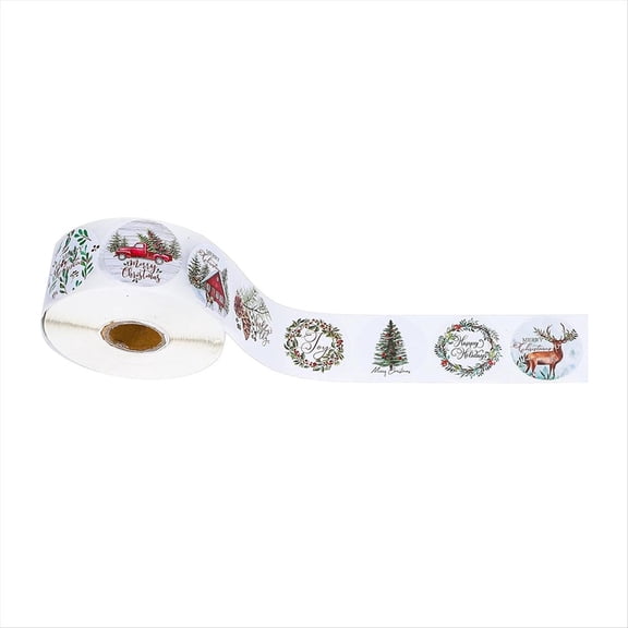 500 * Christmas Stickers-As Shown