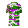 thumbnail image 4 of Hvot&aat Women's Hawaiian Short Sleeve Shirts Floral Tropical Print Button Down Tops Oversize Cool Blouses, 4 of 4