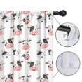 thumbnail image 4 of Blackout Kids Curtains,White Cow Happy Face Pattern Childrens Insulated Curtains Set Of 2,Bedroom Essentials,Toddler Room Decor 42x54in(106x137cm), 4 of 5