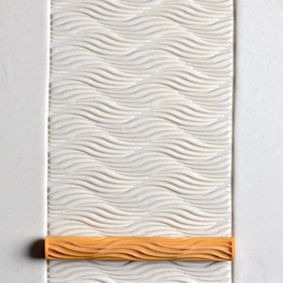 Rodillo de Madera MKM TW-29 Textura Rápidos de Río 7,5 cm