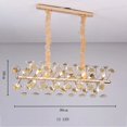 thumbnail image 1 of New LED Gold K9 Crystal Modern Led Chandelier Living Room Bedroom Luxury Interior Lighting My Lux Decor Round, 1 of 7