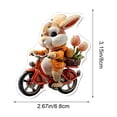 thumbnail image 7 of E Holiday Acrylic Pendant Bunny Design For Easter Decorations Small Hanging Ornament For Tree Wall Or Festive Arrangements, 7 of 7