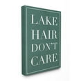 thumbnail image 2 of The Stupell Home Decor Collection Lake Hair Dont Care Canvas Wall Art, 2 of 3