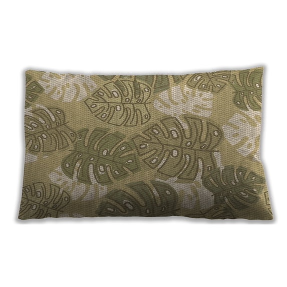 Ahgly Company Indoor Rectangular Contemporary Lumbar Throw Pillow, 13 inch by 19 inch
