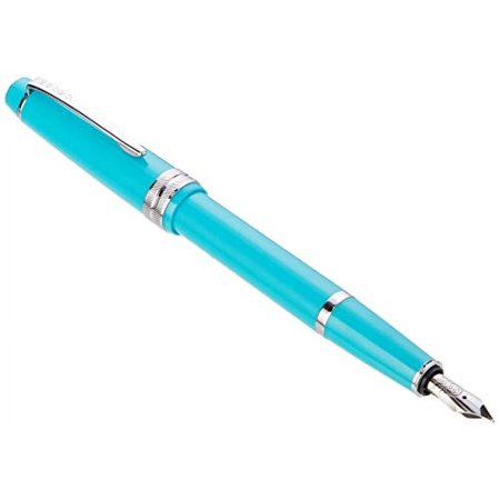 Cross Bailey Light Polished Teal Resin Fountain Pen - Medium Nib