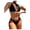 Black, variant on VerPetridure Bathing Suit for Women 2 Piece Bikini Womens Casual Bandage Adjustable Bikini Swimwear Swimsuit Beachwear Set