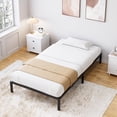 thumbnail image 4 of Cama Individual de Metal Plataforma – 10 Pulgadas, Lamas Antideslizantes, Sin Base Necesaria, Montaje Rápido, Espacio Bajo Cama, Sin Ruido – Negra – 10INCH TWIN, 4 of 9