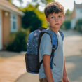 thumbnail image 3 of Aplkyhs School Backpack for Students Age 6-18 Ergonomic Padded Adjustable Shoulder Straps Large Capacity Water Resistant Bookbag for Elementary Middle High School Galaxy Space Capybara, 3 of 7