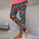 thumbnail image 3 of MKLEKYY Leggings para mujer, leggings de entrenamiento, leggings con estampado navideño, pantalones de bloques de color, leggings suaves y elásticos. 3793, 3 of 4