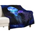 thumbnail image 4 of Jellyfish Blanket Jellyfish Gifts for Girls Women Jellyfish Throw Blanket for Kids Adults Soft Warm Cozy Fleece Blanket for Couch Sofa 40"x50", 4 of 6