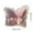 Pink, variant on 3D Butterfly Throw Pillow Butterfly Shaped Pillow with Lace Trim-Decorative, Cute Plush Velvet Decorative Pillow Cushion for Sofa Couch Bed, Lumbar Support Cushion for Office Chair & Car Seat