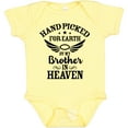 thumbnail image 3 of Inktastic Handpicked for Earth by My Brother in Heaven Angel Wings Boys or Girls Baby Bodysuit, 3 of 5