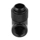 thumbnail image 5 of Conector G1/4 Rosca G1/4 Adaptador de montaje de 90 grados Conector rotativo refrigerado por agua (Negro), 5 of 7