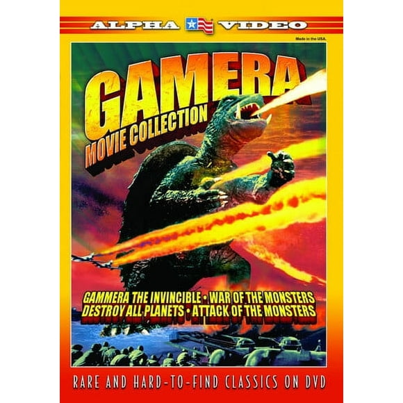 Gamera Movie Collection (DVD), Alpha Video, Horror