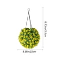 thumbnail image 3 of Focos de bola de flores alimentados por energía solar Exteriores Impermeables Luz de jardín LED colgante • Luz decorativa tipo farol colgante • Terraza, patio y porche Decoración del paisaje, 3 of 9