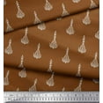 thumbnail image 3 of Soimoi Poly Georgette Fabric Leaves & Floral Block Decor Fabric Printed Yard 42 Inch Wide, 3 of 3