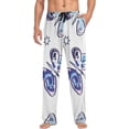 thumbnail image 4 of Butterfly Ghost Pajama Pants, Men's Lounge Pants Light with Drawstring and Pockets, Christmas New Year Birthday Father's Day Gifts, 4 of 7