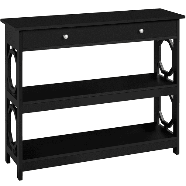 Topeakmart Drawer Console Table with Storage