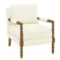 thumbnail image 2 of Pioneer Woman Harper Spindle Accent Chair, Antique White Fabric Upholstery, 2 of 12
