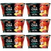 Del Monte Fruit And Chia Fruit Cup Snacks, Peaches In Strawberry Dragon Fruit, 12 Pack, 7 Oz