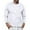 White, variant on VJATTWR Mens Neck Thermal Undershirts Slim Fit Wicking Long Sleeve T Shirts Comfy Lightweight Solid Workout Tops for Men S