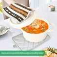 thumbnail image 3 of Yayeee Pot Holders Kitchen Heat Resistant with Pocket 7"x9.8" Cotton Oven Cooking Hot Pads, Abstract Dots, 3 of 7
