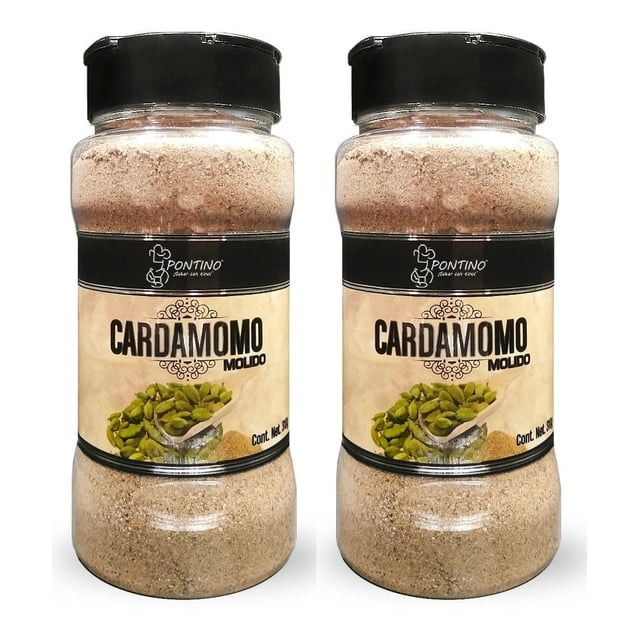 Pontino Cardamomo Molido 310 Gramos 2 Piezas