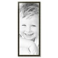 thumbnail image 2 of ArtToFrames 18" x 47" Black Panel With Silver Lip Picture Frame, 18x47 inch Multi Wood Poster Frame (WOM-5093), 2 of 7