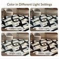 thumbnail image 7 of ODIKA 8'x10' Washable Area Rug Composition Retro Abstract Balance Crisp Contemporary Geometric for Living Room, Under Sectional, Family , Durable, Non-Slip, 7 of 7