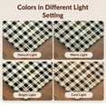 thumbnail image 7 of Design&I 6'x9' Ultra Soft Area Rug, Fall Checkered Doormat Plaid Tartan Frame Door Layering Squares None Fluffy Washable Non Shedding for Guest Room Bedroom Living Room, 7 of 7