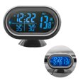 thumbnail image 2 of Termómetro De Coche 3 En 1 Con Retroiluminación De Dos Colores Reloj De Coche Multifuncional Opcional Con Pantalla De Voltaje Para Vehículos De 12-24V seitruly VI009276-01, 2 of 6