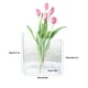 thumbnail image 2 of Jarrón, florero, florero, florero, libro, decoración cultural, florero, hermoso florero acrílico, decoración de habitación, florero transparente, decoración de dormitorio, oficina en casa, un florero, 2 of 3
