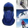 thumbnail image 3 of Winter Windproof Ski Fleece Face Cover, Practical Wear  Comfortable Winter Neck Warmer Windproof Face Cover  For Riding For Motorcycle Blue,Black,Dark Gray, 3 of 8