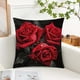 thumbnail image 5 of Funda de cojín de terciopelo rosa | Funda decorativa para sofá o coche | Tejido suave con cremallera oculta | Elegante decoración para el hogar y el interior del vehículo, 5 of 6
