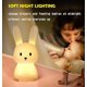 thumbnail image 5 of Luz nocturna para niños Bebe Bunny LED luz nocturna regalo de Pascua bebé silicona recargable USB conejo táctil lámpara de noche para dormitorio lámpara de luz de control de grifo, 5 of 5