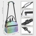 thumbnail image 2 of Easygdp Beautiful Glitter Caja de Almuerzo para Mujeres y Hombres, Bolsa de Almuerzo Insulada, Bolsas Reutilizables Impermeables para Viajes, Trabajo y Picnics, 2 of 7