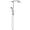 Chrome, variant on Fennocasa Polaris 1 Rain Shower Set, 8" Rainfall Showerhead & 3-Setting Handheld Spray Combo, Chrome