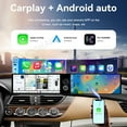 thumbnail image 5 of MOOKAKA 12.3"+12.3" Smart Display Radio Audio Media Player for BMW Z4 2009-2017 Models Universal Car Navigation GPS Upgrade Headunit Android Replacement HD Screen Carplay Accessories, 5 of 18