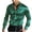 Green, variant on PuLe Rugby Shirt Men's Shiny Shirts Solid Color Lapel Long Sleeve Cocktail Party Rock Disco Night Club Shirts