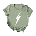 thumbnail image 1 of T-Shirt pour Femmes Ample à Col Rond en Coton à Manches Courtes Haut T-Shirt, 1 of 3