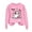 Pink, variant on Fjofpr Womens Sweatshirts Sale Womens Clothes Fall Women's Round Neck Halloween Printed Sweatshirt Long Sleeved Top Sweatshirt Hooded Sweatshirt