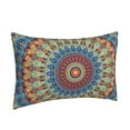 thumbnail image 2 of EasygdpRound Mandala Polyester Fiber Double-Sided Pillowcase,Super Soft,Comfortable And Luxurious Pillowcase,Not Easy To Break Or Deform- 20"X30", 2 of 9